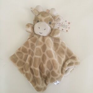 NEW Oobles Lovey Rattle Plush Super Soft Baby Toy Security Blankie Baby Gift